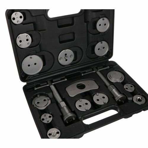 Sixtol fékdugattyú-összenyomó MECHANIC BRAKE SET BLACK 18, 18 db