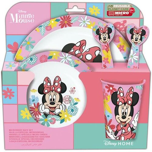 Stor 5er Set Minnie Plastikgeschirr