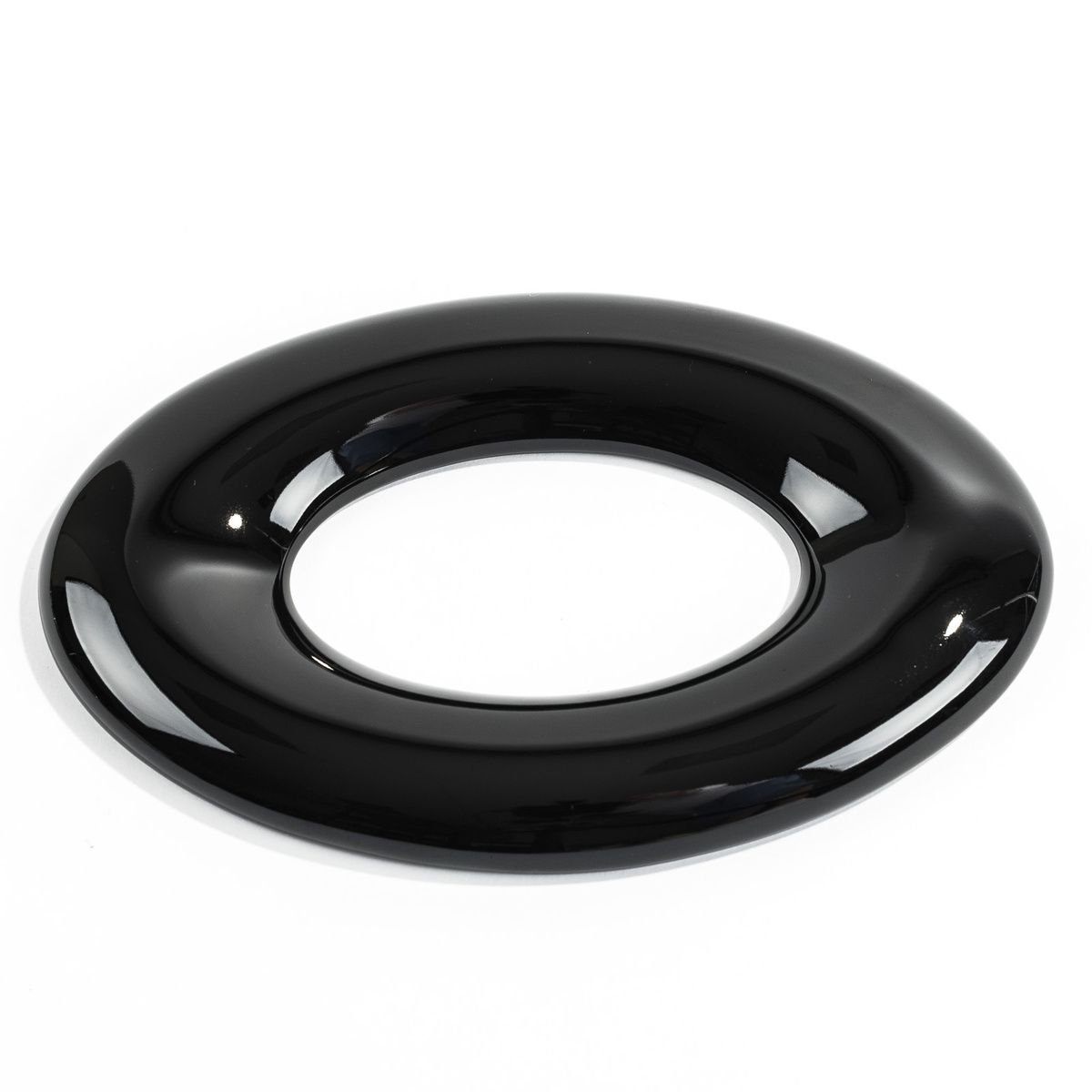 Studio Pirsc Porcelain 3D tapeta OVAL 17 cm, černá