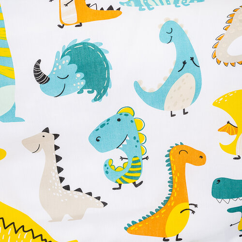 4Home Kinderbettwäsche aus Baumvolle Little Dino, 100 x 135 cm, 40 x 60 cm