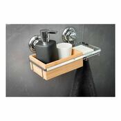 Compactor Бамбукова полиця з тримачем для милаBestlock SPA Bamboo, 27,3 x 15 x 13,5 см