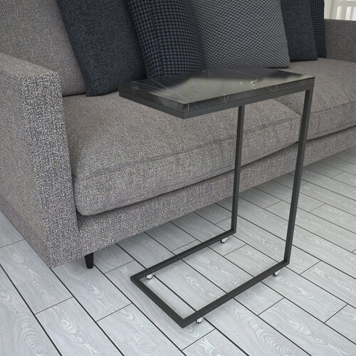 Masă pliantă Callen Black Marble