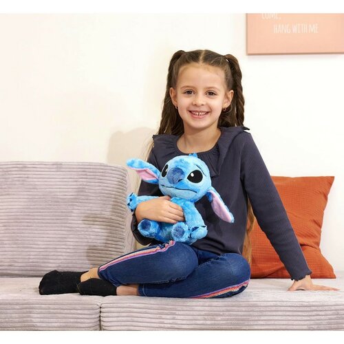 Jucărie de pluș Rappa Stitch șezând dimensiune. M, albastru