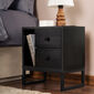 Stolik nocny Glimmer Wood Black