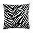 Polštářek Leona zebra černá, 45 x 45 cm