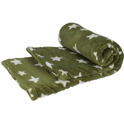 Star fleece takaró zöld, 130 x 160 cm