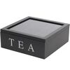 Cutie pentru pliculețe de ceai, negru