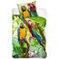 Dětské bavlněné povlečení Barevní papoušci Ara, 140 x 200 cm, 70 x 90 cm