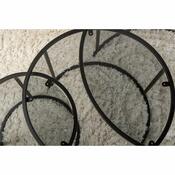 Set de măsuțe de cafea Aurum Black and Grey80 cm, 3 buc.
