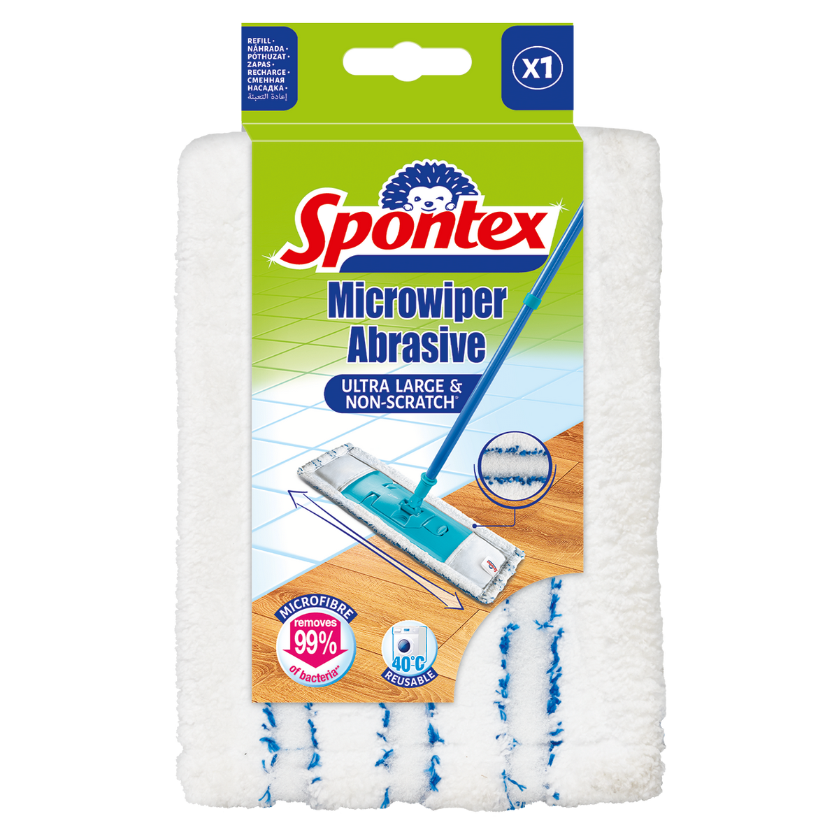 Spontex Nakładka wymienna do mopa Microwiper Abrasive