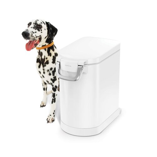 Simplehuman Kontejner na suché krmivo s pojistkou 25 l, bílá