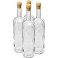 Set 4 sticle cu dop din plută, 1 l