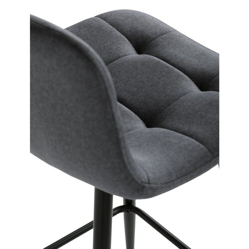 Krzesło barowe B-X7015 GREY2, ciemnoszary