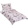 Lenjerie de pat din bumbac Bellatex Meadow gri,