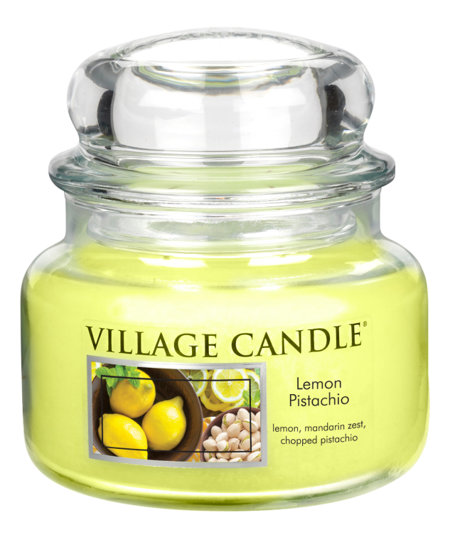 Village Candle Vonná svíčka ve skle, Citrón a pistácie, Lemon Pistachio, 269 g, 269 g