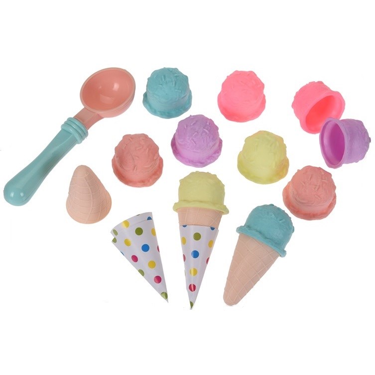 Detský hrací set Zmrzlina, 14 ks