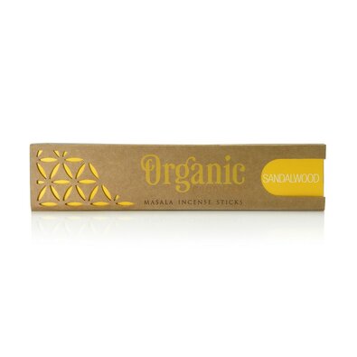 Bețișoare parfumate Organic Goodness Masala 12 pcs, Sandalwood