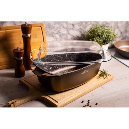 Valdinox Aurum Миска для запікання з кришкою, 32 x 21 см