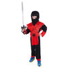 Rappa Detský kostým Červený ninja, veľ. S