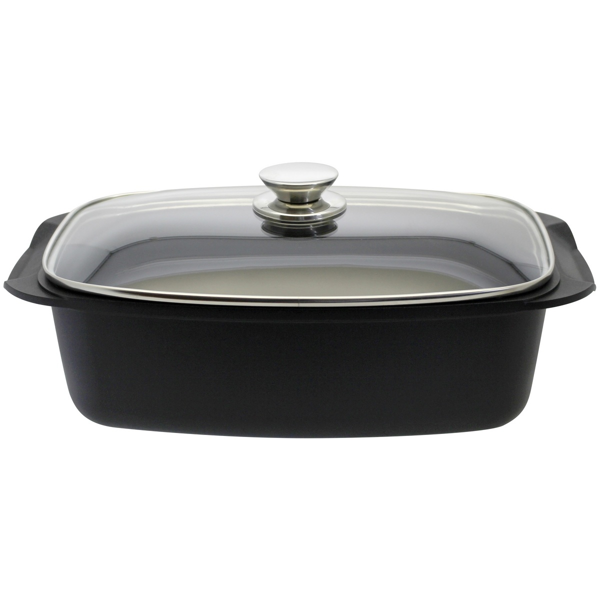 Elo 90932 Basic Naczynie do pieczenia ze szklanąpokrywką Quatrorondo 40 x 22 cm