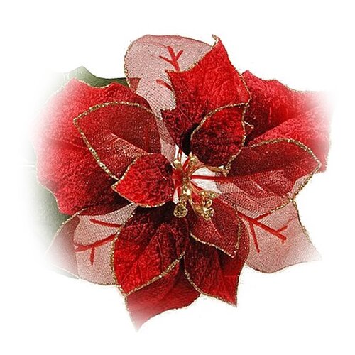 Trandafir de Crăciun roșu, 55 cm
