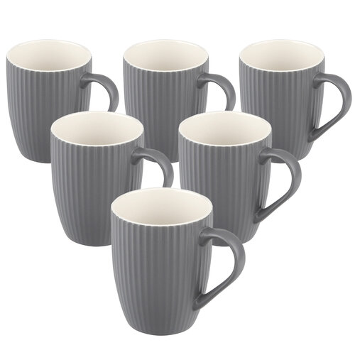 Altom Ballerina porcelán bögre szett szürke 320 ml, 6 db