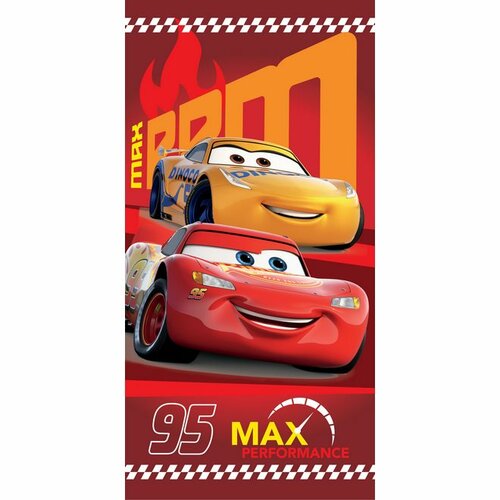 Obrázok Jerry Fabrics osuška – Cars 95 red (8592753021248)