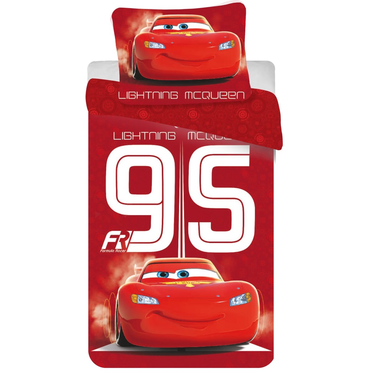 Jerry Fabrics dětské bavlněné povlečení Cars 95 red 140x200 70x90