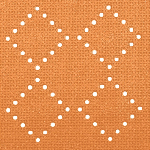 Spirella Anti-Rutsch-Badewannenmatte ALASKA, orange, 91 x 36 cm