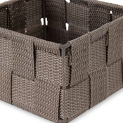 Compactor Úložný organizér do zásuvky S TEX, 12x 12 x 7 cm, hnedá