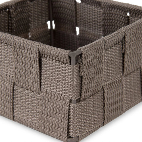 Compactor Úložný organizér do zásuvky S TEX, 12x 12 x 7 cm, hnedá