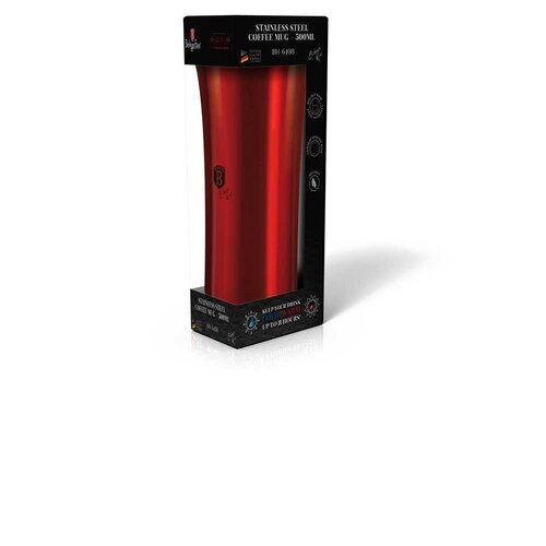 Berlinger Haus termo skodelica Burgundy MetallicLine, 500 ml