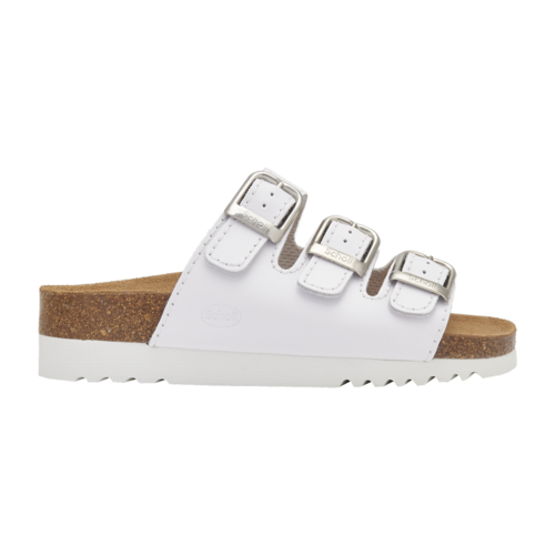 Scholl Pantofle Rio Wedge AD biela, veľ. 41
