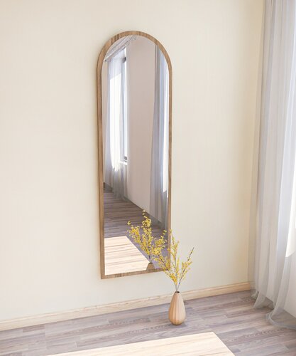 Zrcadlo Emma Walnut 50 x 160 cm