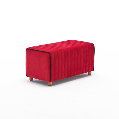 Taburet Mabel Pouf Roșu