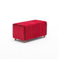 Taboret Mabel Pouf Czerwony