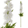 Floare artificială Delphinium albă, 70 x 8 cmalb,