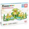 PicassoTiles mágneses építőkészlet Safari Set 8 állattal