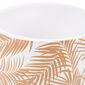 Osłonka ceramiczna na doniczkę Golden leaves, 12 x 10,5 cm