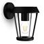 Vonkajšia nástenná lampa Philips Sunera čierna,E27, max. 1x25 W