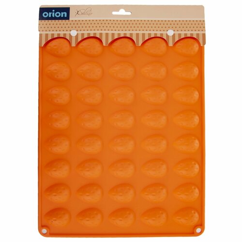 Orion Silikonska forma Orehi 40, oranžna