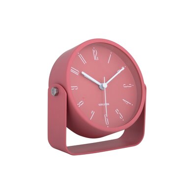 Karlsson  5989RD dizajnový budík červený, priemer12 cm
