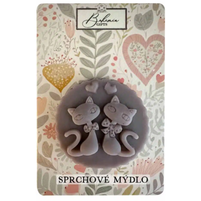 Bohemia Gifts Ročno izdelano milo Mačke