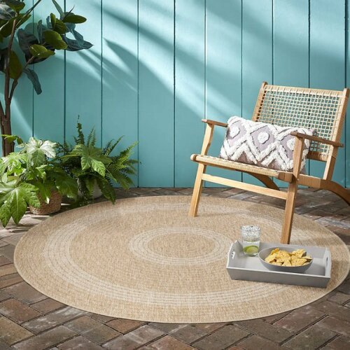 Teppich Comilla 0886 Beige, Durchmesser 160 cm