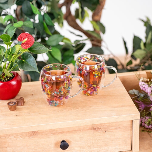 4Home termo steklenice Flowers Hot&amp;Cool 350ml, 2 kos