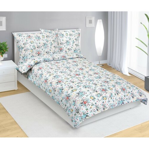 Bellatex Krepové obliečky Nezábudka, 140 x 200 cm, 70 x 90 cm