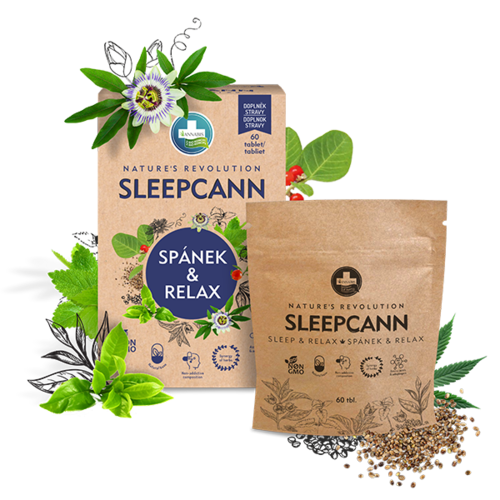 Annabis Sleepcann Sleep & Relax, 60 tabletek