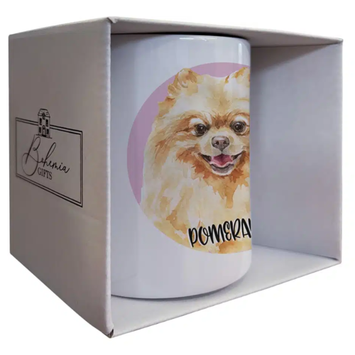 Bohemia Gifts Cană din ceramică - Pomeranian, 350ml