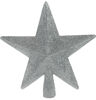 Hvězda na strom stříbrná 19 cm