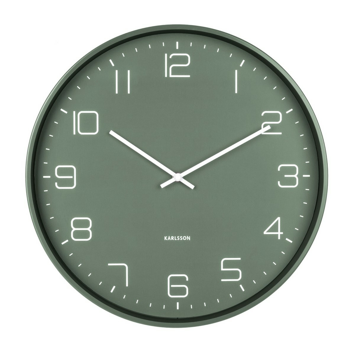 Levně Karlsson 5751GR designové nástěnné hodiny, pr. 40 cm